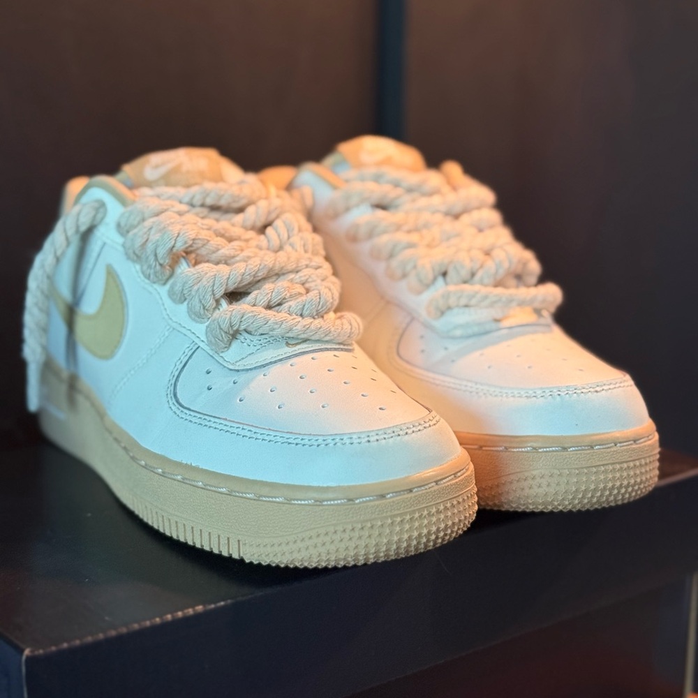 Nike Cream and Tan Air Force 1 ‘07